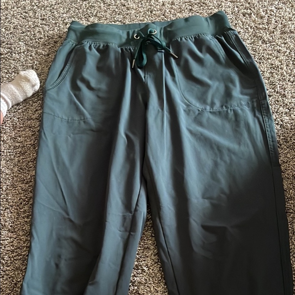 Green Amazon scrub pants